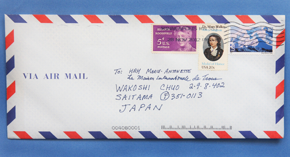 how to write address on envelope for international